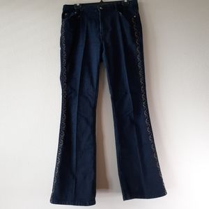COS Jeans Womens Size 14 Dark Blue